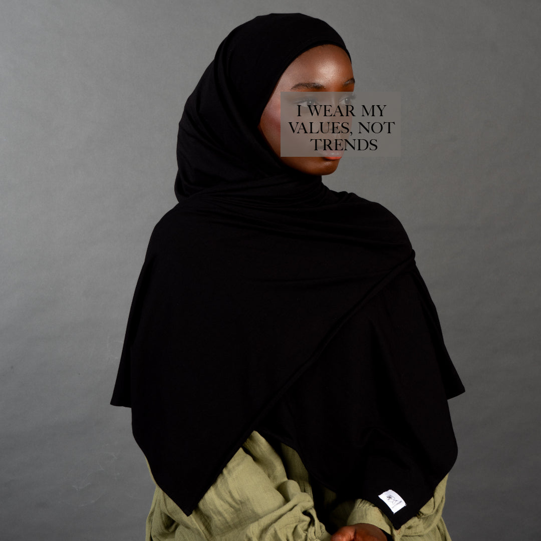 QUALITY HIJAB - Black Beauty